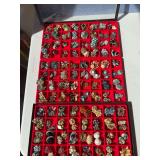 3 trays of costume jewelry