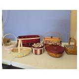 7 Longaberger baskets