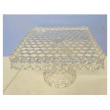 Fostoria cake stand