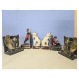 3 sets of book ends