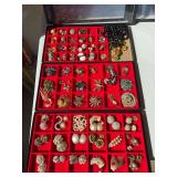 3 trays of costume jewelry. Trays are included