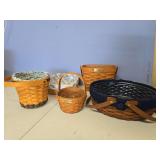 5 Longaberger baskets