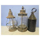 3 reproduction lanterns
