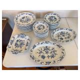 Blue Danube plates and platters