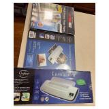 Laminator, pouches, photo paper