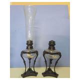 2 modern reproduction lamps