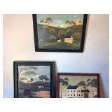 3 framed prints. Warren Kimble and Chris Palmer