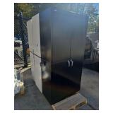 Pallet of 3 metal storage cabinets