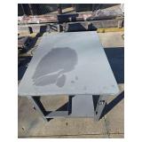 Metal work bench