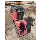 Lincoln arc welder on stand