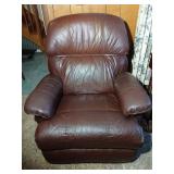 Brown Leather Lazy Boy