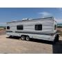 Weekly Online Auction: Travel Trailer, Utility Trailer, Vintage Furniture, Potery, Tools, Barn Steel