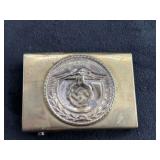 German World War II Sturmabteilung Brass Belt Buckle