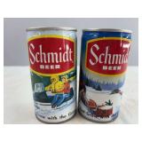 1970's Schmidt Beer Nature Series Cans