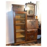 Victorian Oak Side-by-Side Secretary Desk