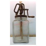 Glass Butter Churn
