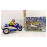 Motorcycle with Sidecar Collector Item