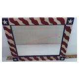 Home Interiors Americana Framed Mirror