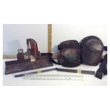 Stanley Mitre Box, Knee Pads and Rulers