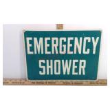 10"X14" Emergency Shower Sign