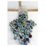 Quart Jar of Marbles