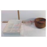 Organizer, Basket and Little Bottles