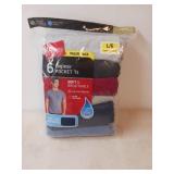 (6)  Hanes  Large ...Tagless Pocket T-shirts