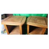 Pair of End Tables,  Heavy Duty Matching SetPre