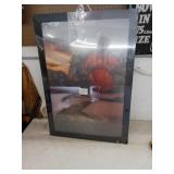 24" x36" Black Poster Frame  ( damage top left