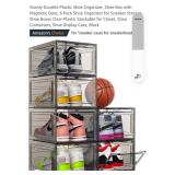 New  6 pack shoe organizer  with magnetic door