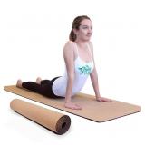 NEW Cork Yoga Mat, 75" x 26"