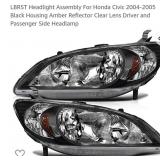New 2004-2005 Honda Civic Driver & Passenger