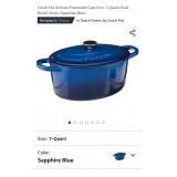 Crock Pot Artisan Enameled Cast Iron 7-Quart Oval