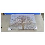 NEW 28" x 20" Tree Art Wall Canvas