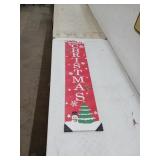 New Christmas and Let It Snow. 47" sign