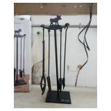 New 5 Piece  Moose  Fireplace  Set