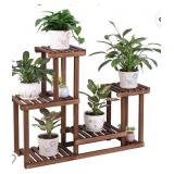 New Pine Wood Plant Stand Indoor Outdoor Multi