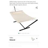 Outdoor Hammock with 12 Feet Heavy Duty Steel