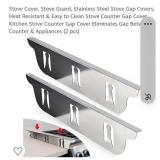 New Pair of 23 inch  stainless steel  stove gap
