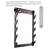 New  5 tier Sword  Display  Rack
