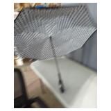 New Black & White Spotted Umbrella Black Top