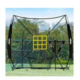 NEW IN BOX 7x7 Feet Baseball Net & Tee Caddy Set