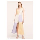 NEW Size 8 Rebecca Taylor Color-Blocked Twill