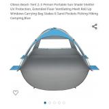 2-3 person easy up beach sun shade