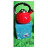 foedo tea kettle red 3 L  Stainless Steel