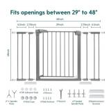 NEW Metal Baby Gate, 29-48