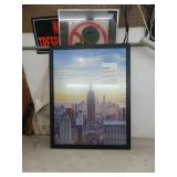 New 19" x 25" Black  Picture Frame
