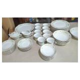 Estate Very Nice 54 PC China Set, service for 8