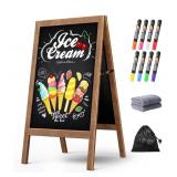 New A Frame Chalkboard Sign, 40"x20" Extra Large