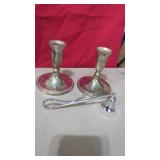 Estate  Silverplate Goldinger  Candle Holdrs &